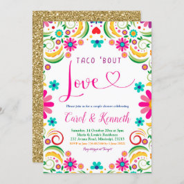 Invitación a ducha de parejas de amor en el taco m