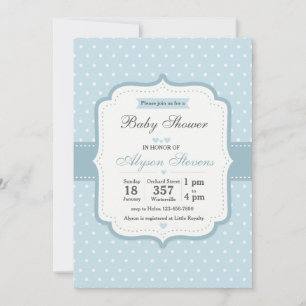Invitación a ducha Fancy Baby Boy