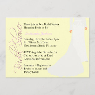 Invitación a ducha nupcial CUTE Bride Bridal