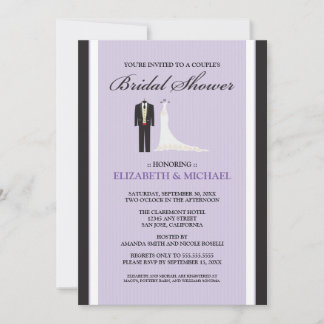 Invitación a ducha nupcial de pareja de hecho
