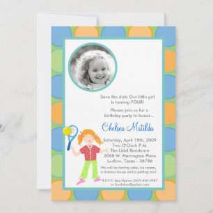Invitación a ducharse el cumpleaños de la foto de 
