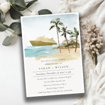 Invitación a duchas de las parejas de cruceros Tro