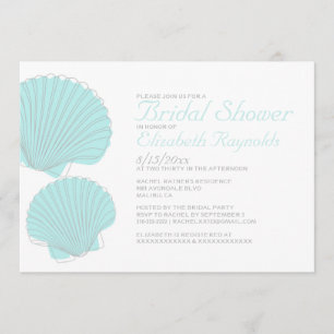 Invitación a duchas nupciales de destino de cute S