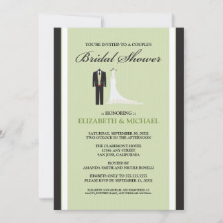 Invitación a duchas nupciales de parejas de hecho