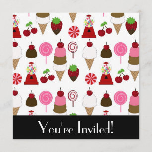 Invitación a dulces y dulces