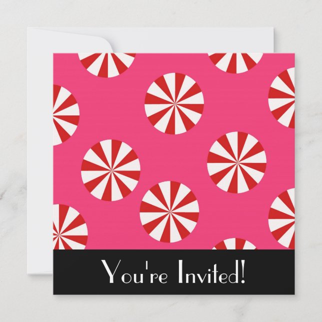 Invitación a dulces y dulces (Anverso)