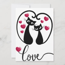 Invitación a El día de San Valentín de pareja de g