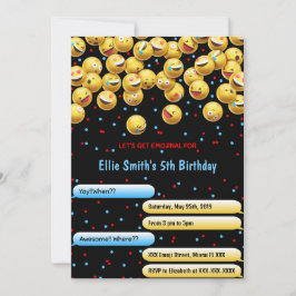 Invitación a Emoji editable