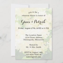 Invitación a ensayo de Bodas de hidráneas blancas