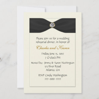 Invitación a ensayo de Moda Boda de marfil