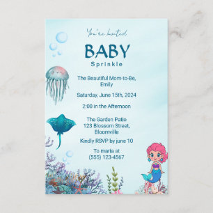 Invitación a espolvorear a la sirena y al Rey del
