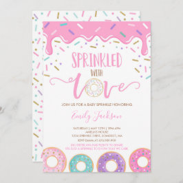 Invitación a espolvorear a los bebés con amor