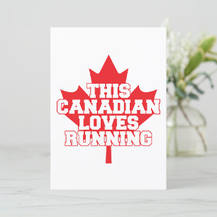Invitación A este canadiense le encanta correr