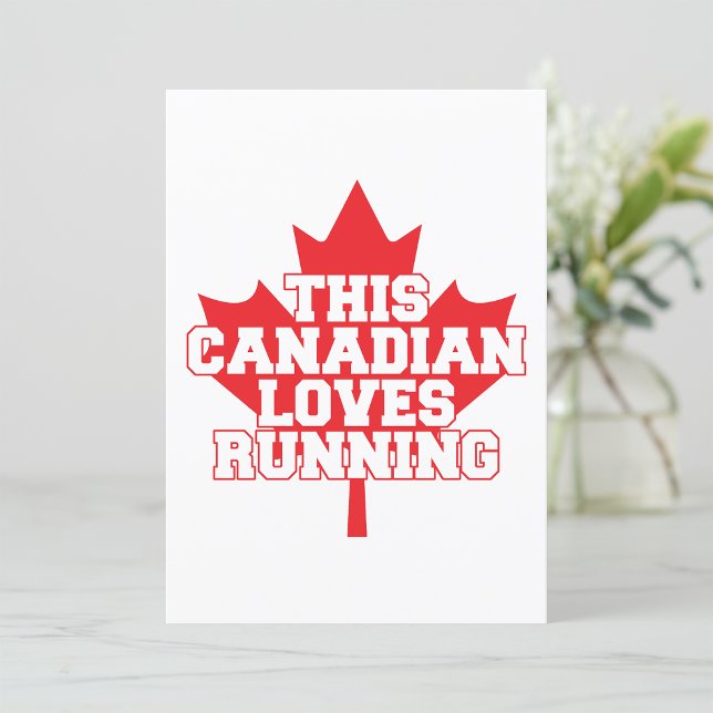 Invitación A este canadiense le encanta correr (Subido por el creador)