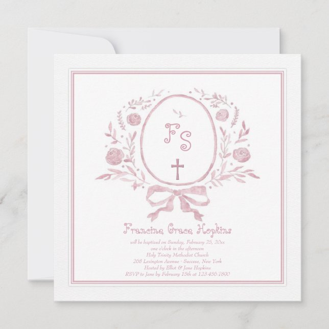 Invitación a evento bendecido (Anverso)