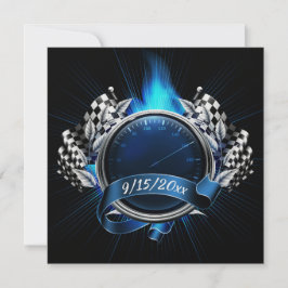 Invitación a evento de coche de Carreras Race