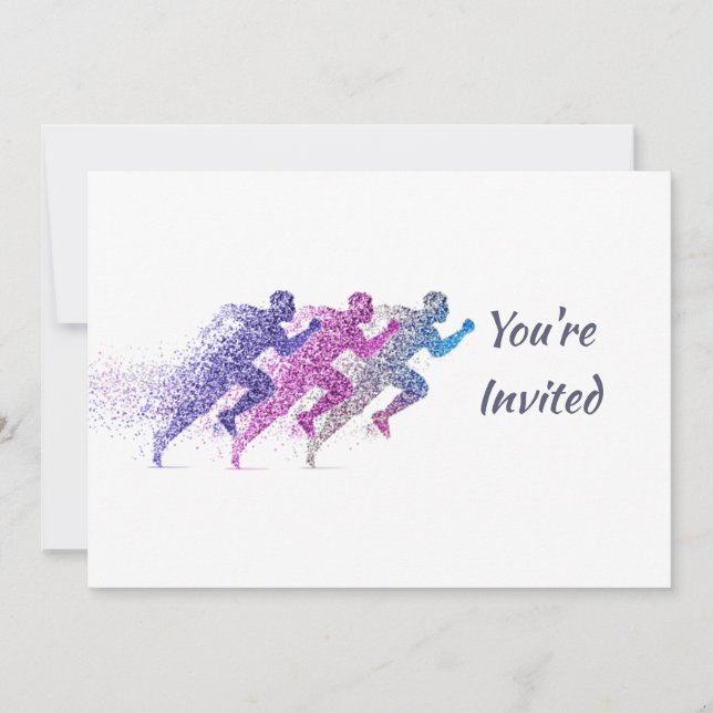 Invitación a Evento de Competencia de Maratón (Anverso)