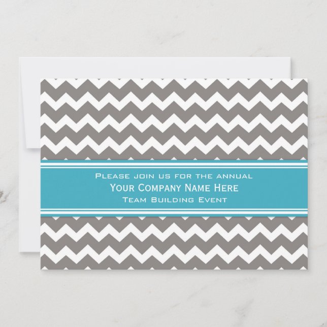 Invitación a evento de creación de equipo corporat (Anverso)