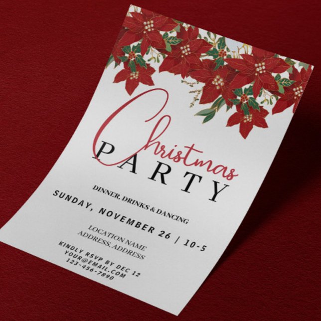 Invitación a evento de Fiesta de navidades | Flore (Subido por el creador)