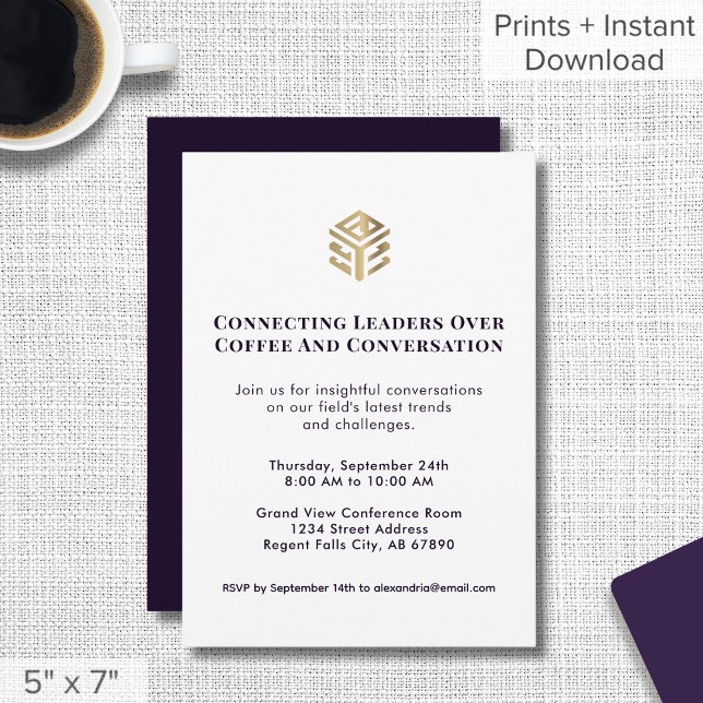 Invitación a evento de red con marca (Subido por el creador)