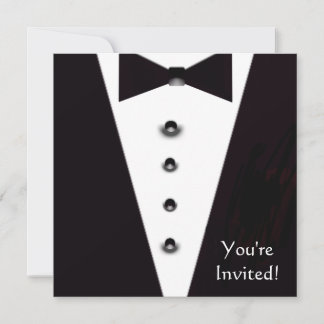 Invitación a evento formal de Black Tie