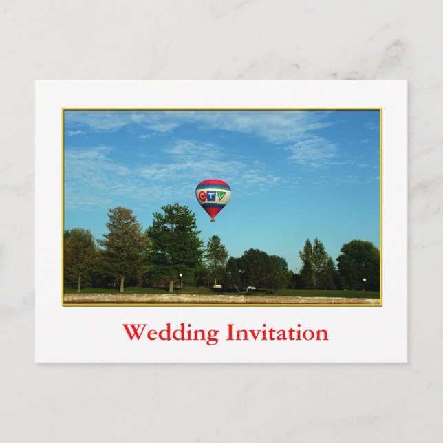 Invitación a evento, junto al río (Anverso)