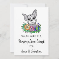 *~* Invitación a evento lindo de Frenchie Bulldog 