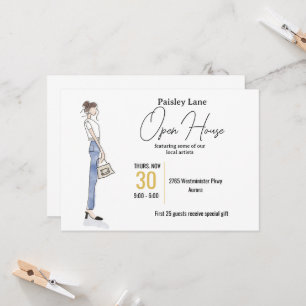 Invitación a evento para casa abierta u otro