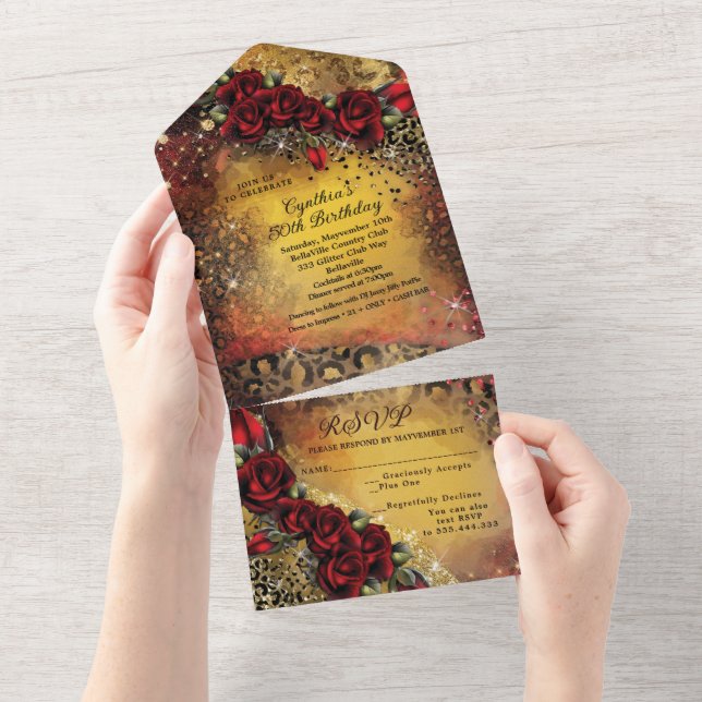 Invitación a evento TODO EN UNO  (desgarro)