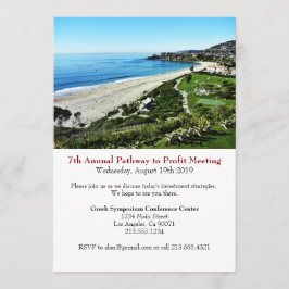 Invitación a eventos corporativos de conferencia d