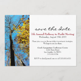 Invitación a eventos corporativos de conferencia d