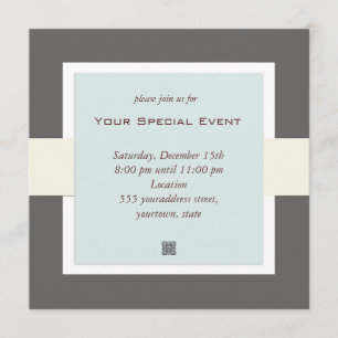 Invitación a eventos de negocios simples y limpios
