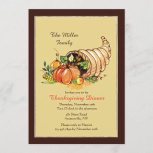 Invitación a Fall Cornucopia