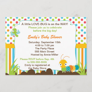 Invitación a fallos Baby Shower Unisex