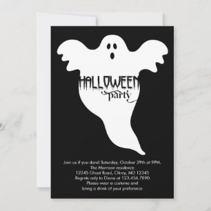 Invitación a Fantasma Halloween