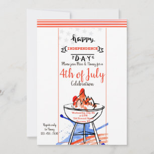Invitación a feliz Día de la Independencia