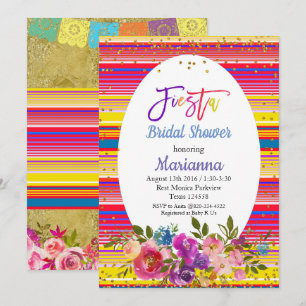 Invitación a Fiesta Bridal Shower Party en México