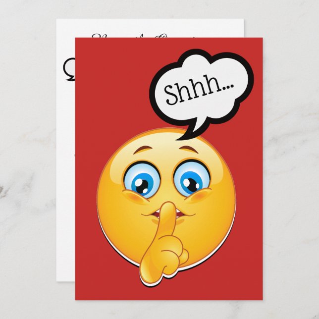 Invitación a Fiesta / Celebración Sorpresa (Anverso / Reverso)