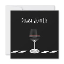 Invitación a fiesta con estilo Art Deco, por favor