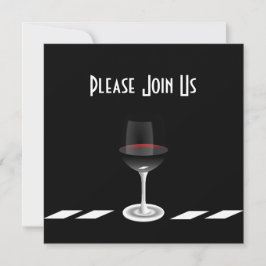 Invitación a fiesta con estilo Art Deco, por favor