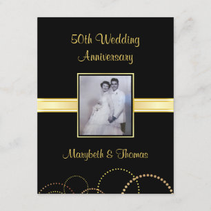 Invitación a fiesta de 50 años - Foto opcional