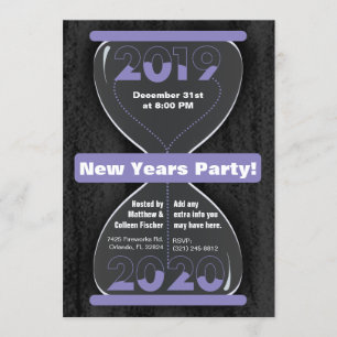 Invitación a fiesta de Año Nuevo