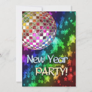 Invitación a fiesta de Año Nuevo