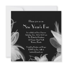 Invitación a fiesta de Año Nuevo de los años 20