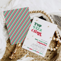 Invitación a fiesta de Año Nuevo Retro Boho Divers