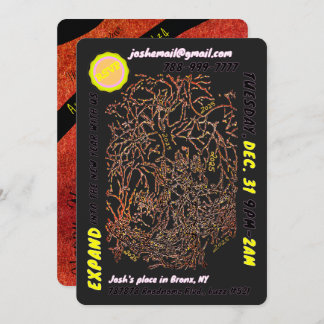 INVITACIÓN A FIESTA DE AÑO NUEVO Y TARJETA NAVIDEÑ