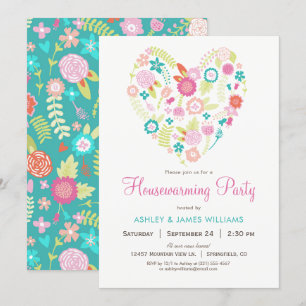 Invitación a fiesta de calentamiento de la casa de