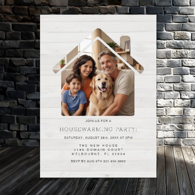 Invitación a fiesta de calentamiento de la casa fo (Housewarming party invitation)