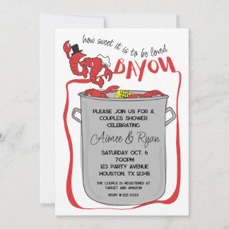 Invitación a Fiesta de Cangrejos de Río Bayou