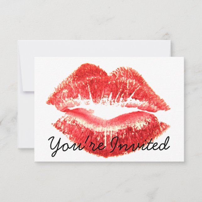 Invitación a fiesta de chicas (Anverso)